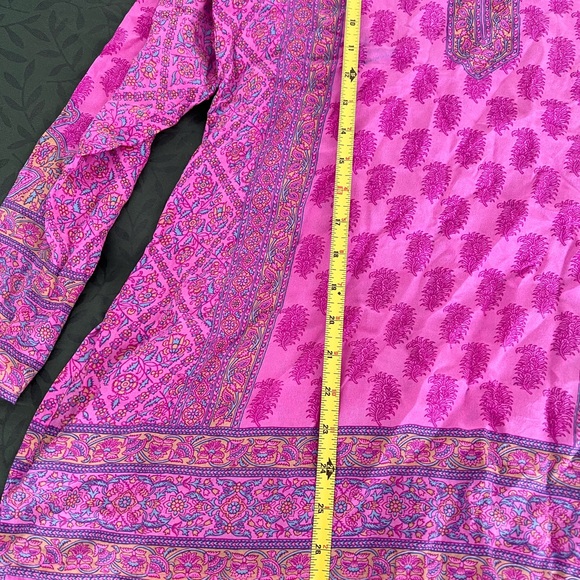 Biba 100% silk top USA fit small - Picture 5 of 8